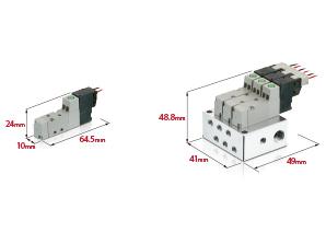 ISO 5-port valves PV5G series